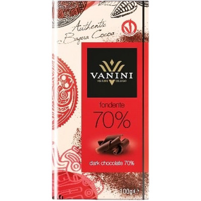 Шоколад Vanini горький 70%, 100г
