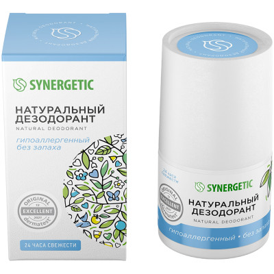 Дезодорант Synergetic Без запаха ролик, 50мл