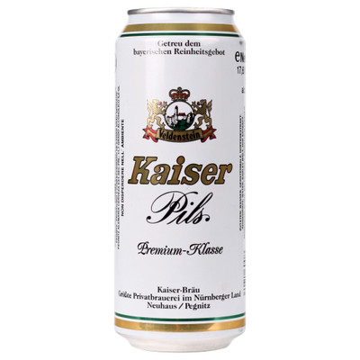 Пиво Kaiser Пилс светлое фильтрованное 5%, 500мл