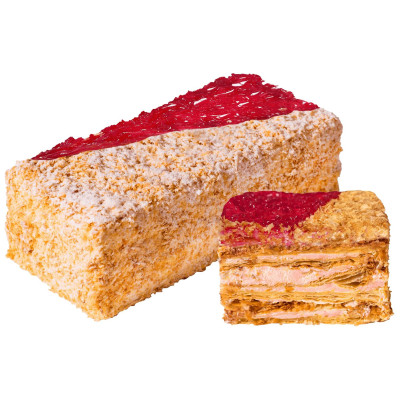 Торт Самарский БКК Наполеон с ягодами, 450г
