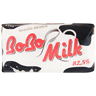 Масло сладкосливочное BoBo Milk Традиционное 82.5%, 200г