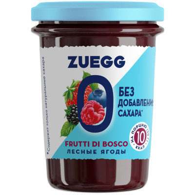 Конфитюр Zuegg из лесных ягод с пониженной калорийностью, 220г