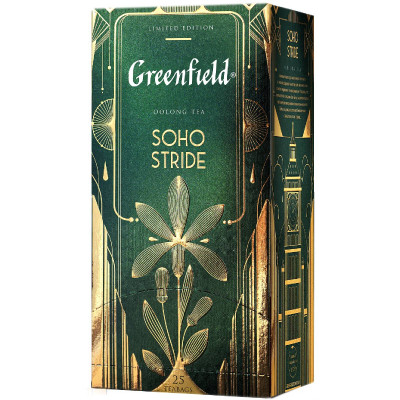 Чай Greenfield Soho Stride Оолонг с ароматом лимонного цветка, 25х1.5г