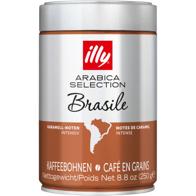 Кофе Illy Arabica Selection Brasile в зёрнах средней обжарки, 250г
