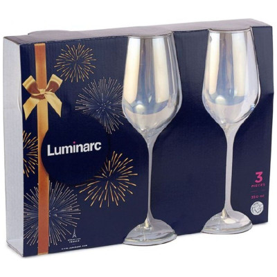 Набор бокалов Luminarc Селест для вина золотистый хамелеон, 3x350мл