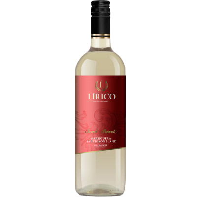 Вино Lirico Macabeo-Merseguera Valencia DO белое полусладкое 11%, 750мл