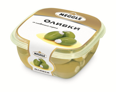 Оливки Meggle со сливочным сыром, 230г