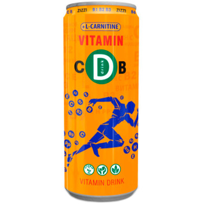 Напиток Zizzi D Vitamin безалкогольный сильногазированный, 430мл