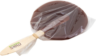 Леденец Marc 100% натурально шоколадный на палочке, 35г