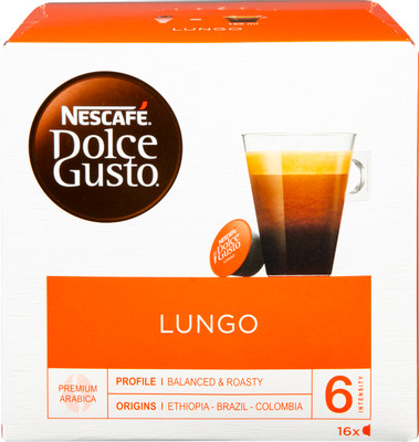 Кофе в капсулах Nescafé Dolce Gusto лунго, 16х7г