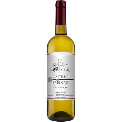 Вино Castillo Del Sabinar белое полусладкое 11%, 750мл