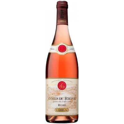 Вино E. Guigal Cotes du Rhone AOC Rose розовое сухое 14%, 750мл