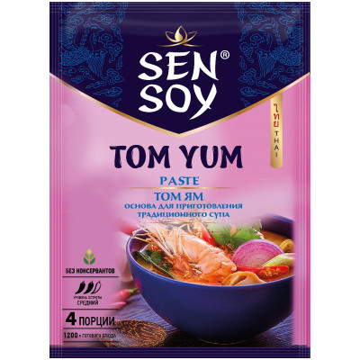 Основа для супа Sen Soy Том Ям, 80мл