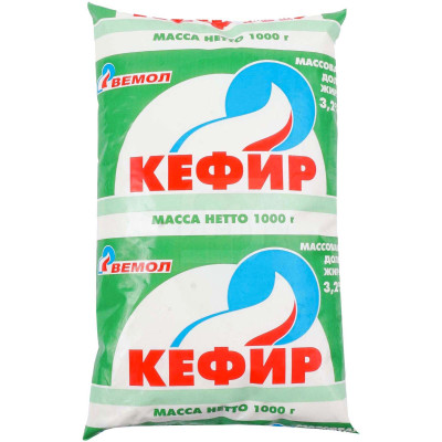 Кефир Вемол 3.2%, 900мл