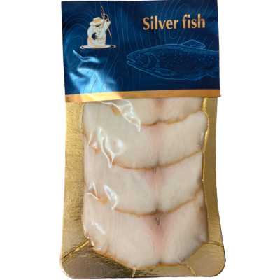 Рыба Сильвер Фиш масляная холодного копчения ломтики, 100г