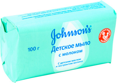 Мыло детское Johnsons baby с молоком, 100г