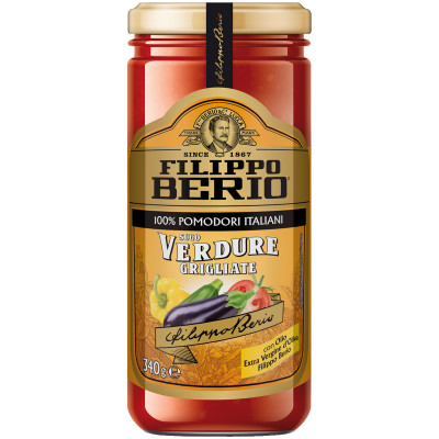 Соус Filippo Berio Verdure grigliate томатный, 340г
