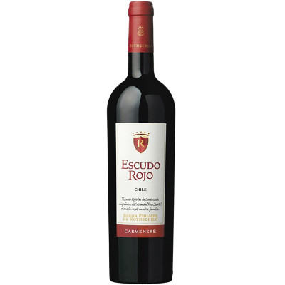 Вино Escudo Rojo Carmenere Reserva Colchagua Valley DO красное сухое 14%, 750мл