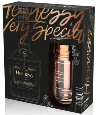 Коньяк Hennessy VS 40% в подарочной упаковке, 700мл + шейкер