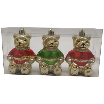 Набор украшений ёлочных Три медведя Home Story, 3шт