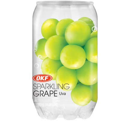 Напиток газированный Okf со вкусом винограда безалкогольный, 350мл