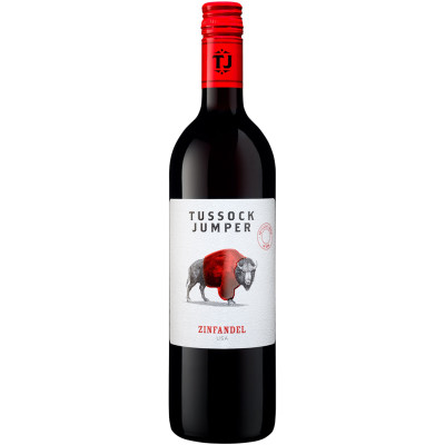Вино ординарное сортовое Tussock Jumper Zinfandel красное сухое, 750мл