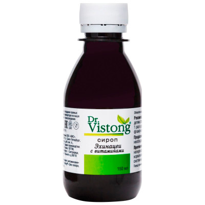 Сироп Dr Vistong эхинацеи с витаминами, 150мл