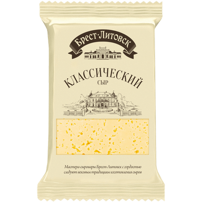 Сыр полутвёрдый Брест-Литовск Классический 45%, 200г
