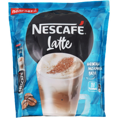 Напиток кофейный Nescafé Classic Latte растворимый, 20х18г
