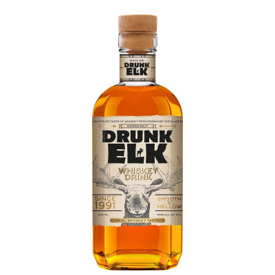 Настойка Drunk Elk со вкусом виски горькая 40%, 500мл