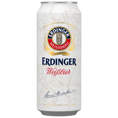 Пиво Erdinger Вайссбир светлое 5.3%, 500мл