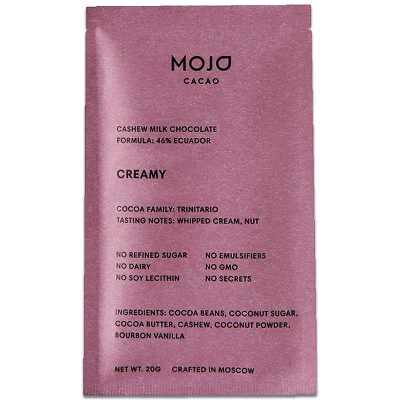 Шоколад молочный Mojo Сacao Creamy, 20г