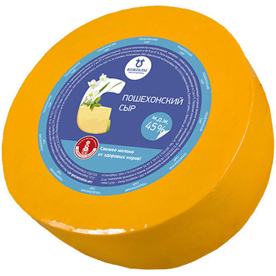 Сыр Вожгалы Радонежский высшего сорта 45%