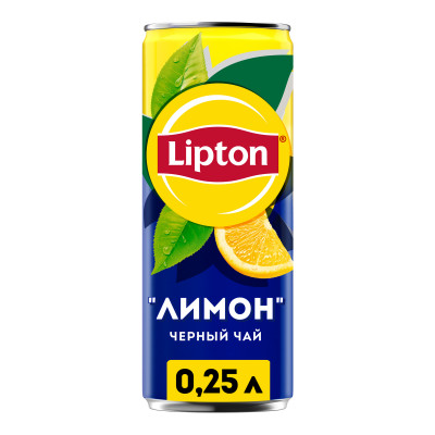 Холодный чай Lipton Лимон, 250мл