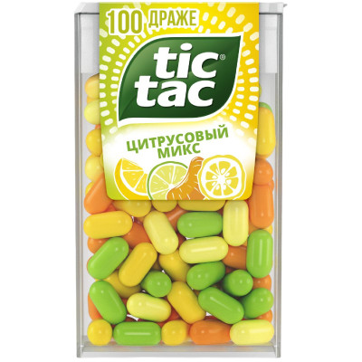 Драже Tic Tac со вкусом цитрусов, 49г