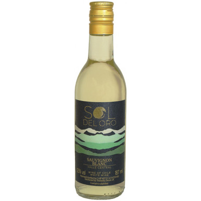 Вино Sol Del Oro Совиньон Блан белое сухое 13%, 0.187мл