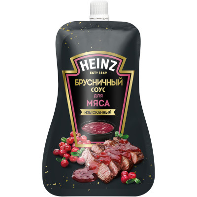 Соус Heinz брусничный деликатесный, 230мл