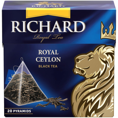 Чай Richard Royal Ceylon чёрный, 20x1.7г