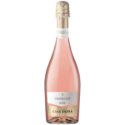 Вино игристое Casa Defra Просекко Розе розовое брют, 750мл