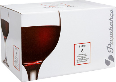 Набор бокалов Pasabahce Bistro для вина, 6х210мл