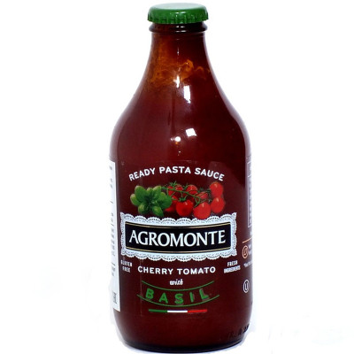Соус томатный Agromonte с базиликом из помидоров черри, 330мл