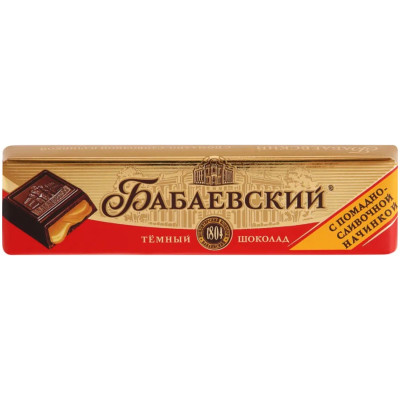 Батончик шоколадный Бабаевский с помадно-сливочной начинкой, 50г