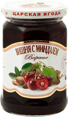 Варенье Царская ягода вишнёвое-миндаль, 360г