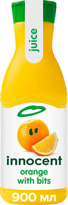 Сок Innocent апельсиновый с мякотью прямого отжима, 900мл