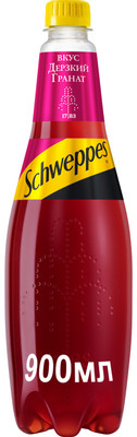 Напиток газированный Schweppes Дерзкий Гранат, 900мл