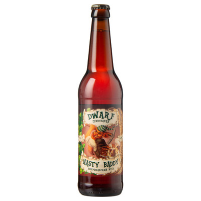 Пиво Nasty Baddy светлое нефильтрованное 6.9%, 500мл