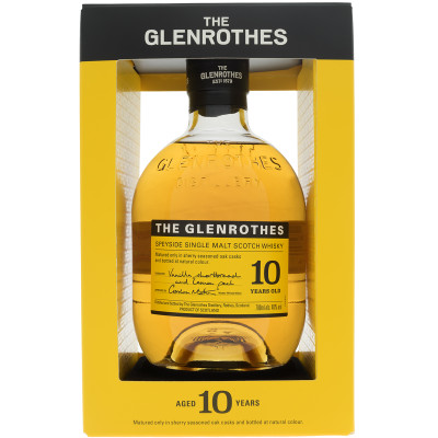 Виски The Glenrothes 10 Years Old 40% в подарочной упаковке, 700мл