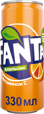 Напиток безалкогольный Fanta апельсин газированный, 330мл
