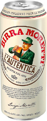Пиво Birra Moretti светлое 4.6%, 500мл