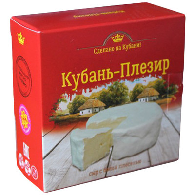 Сыр Калория Кубань-Плезир с белой плесенью 50%, 125г